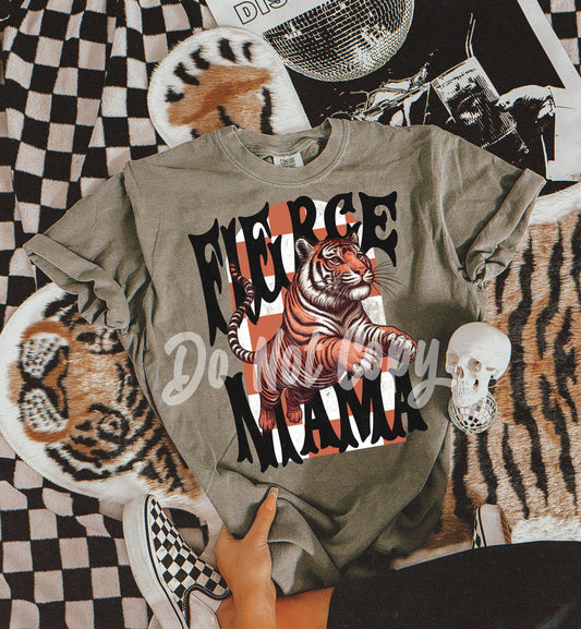 Fierce Mama tiger - DTF TRANSFER (RTD)