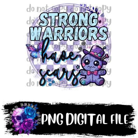 Warriors have scars VOODOO DOLL : DIGITAL DOWNLOAD PNG