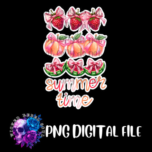 Summertime fruit : DIGITAL DOWNLOAD PNG