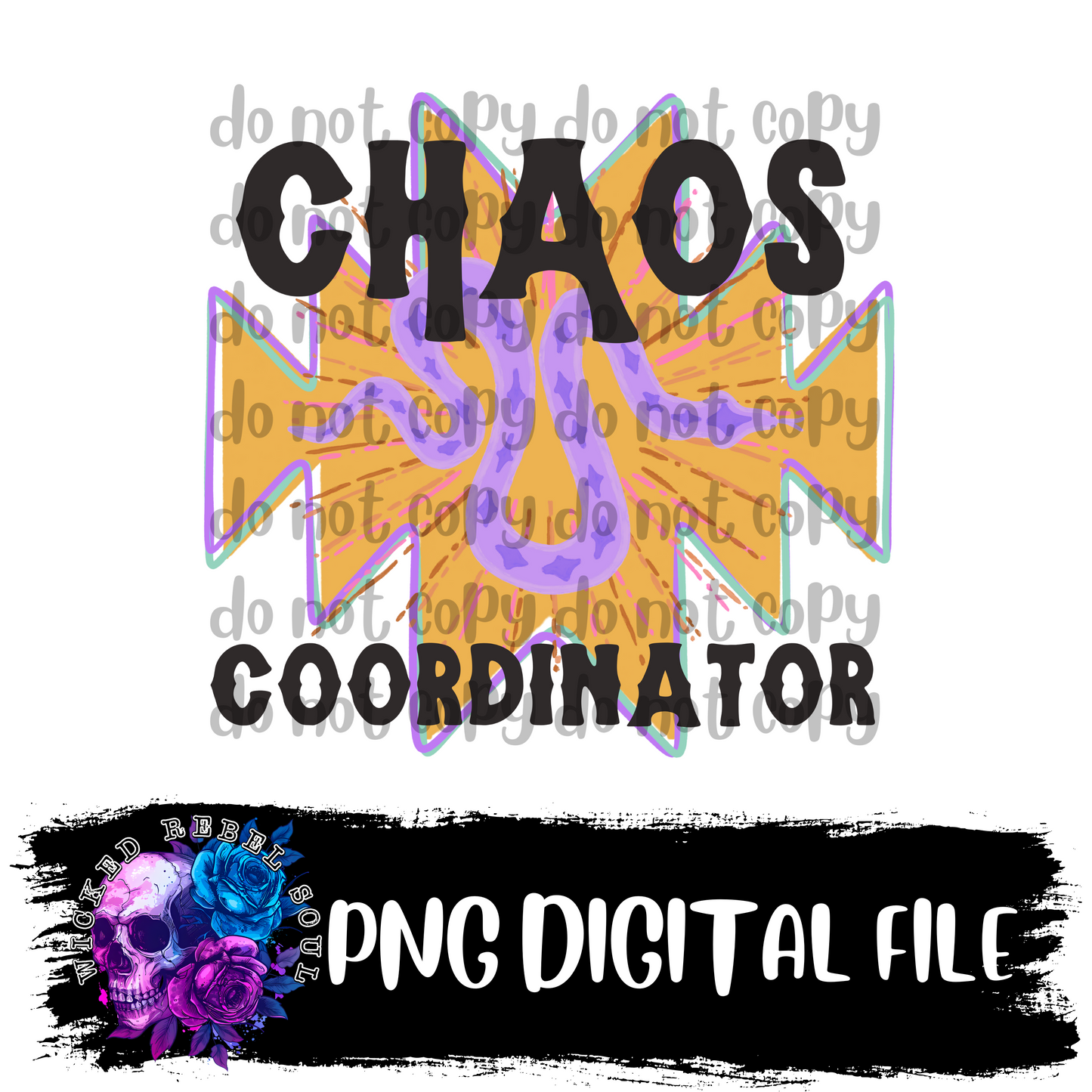 Chaos Coordinator : DIGITAL DOWNLOAD PNG