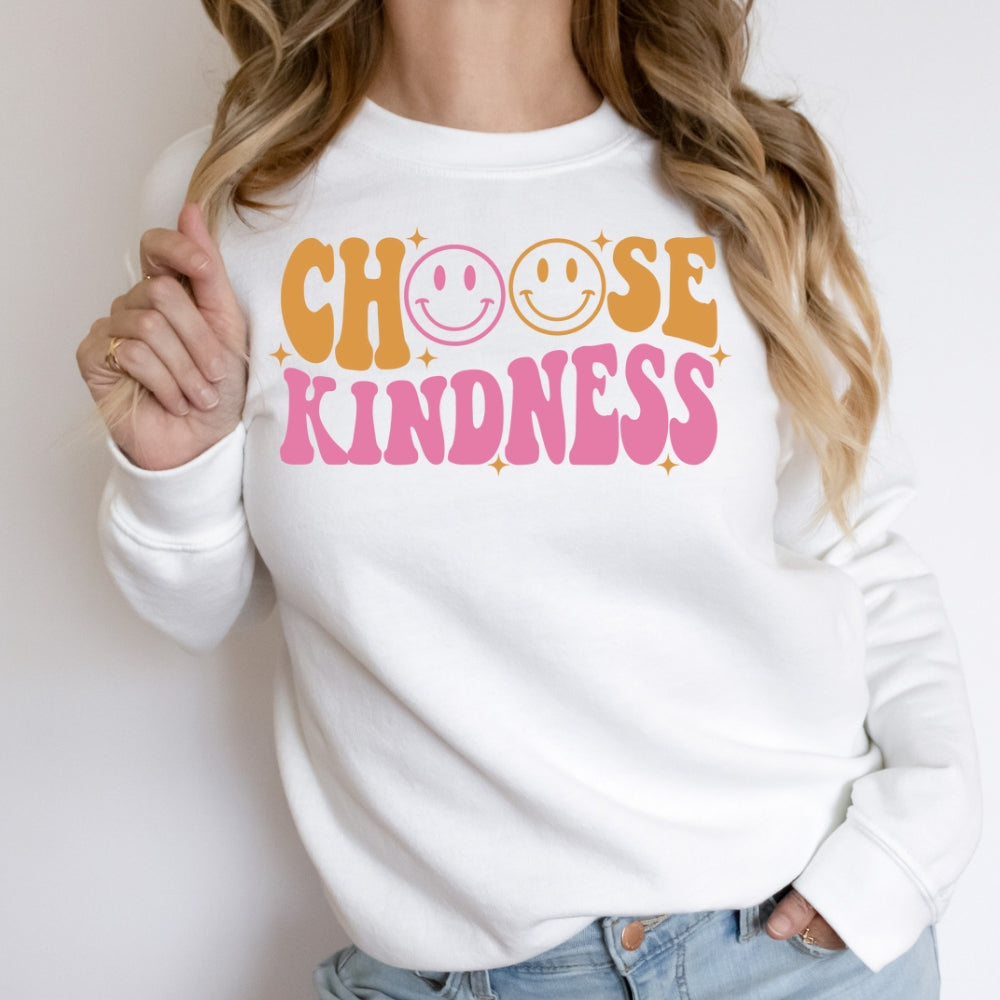 Choose Kindness smiley face DTF TRANSFER ONLY