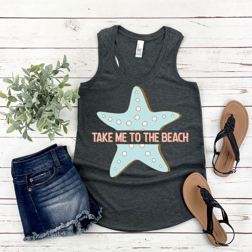 Take me to the beach Starfish BOHO SUMMER DROP / DTF TRANSFER ONLY