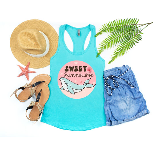 Sweet summertime whale BOHO SUMMER DROP / DTF TRANSFER ONLY