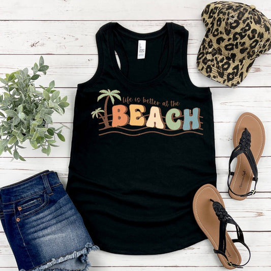 Life is better at the beach #1 BOHO SUMMER DROP / TRANSFER ONLY