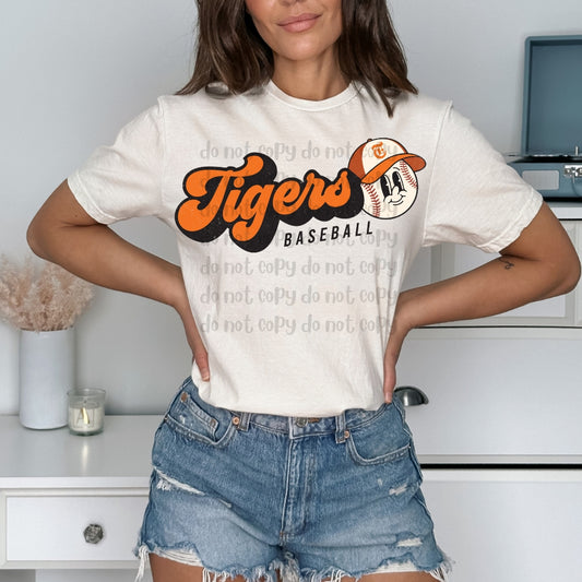 Tigers Baseball - DTF TRANSFER ONLY