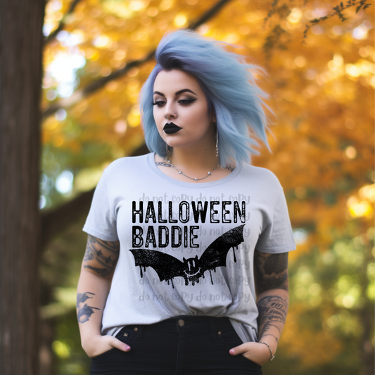 Halloween Baddie bat - DTF TRANSFER ONLY (CSC)