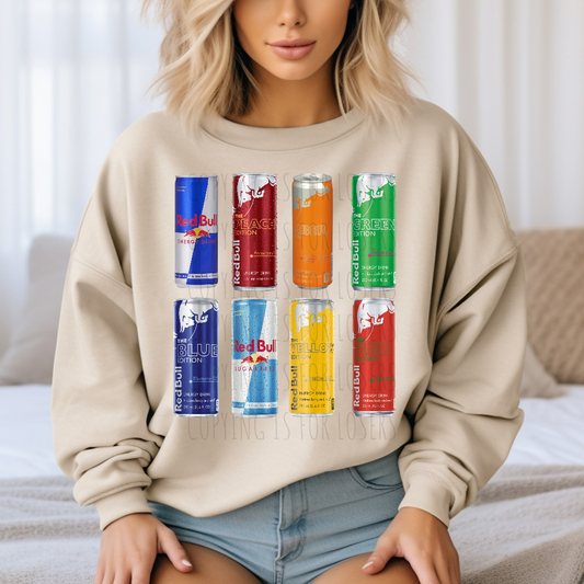 Energy drink addict - DTF TRANSFER ONLY