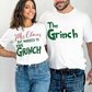 Matching Couples Mrs Claus but married to the Grouch - DTF TRANSFER ONLY