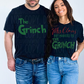 Matching Couples Mrs Claus but married to the Grouch - DTF TRANSFER ONLY