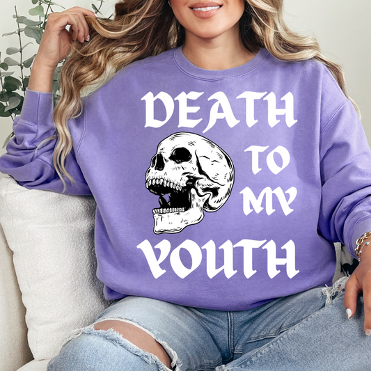 Death to my youth skellie - DTF TRANSFER