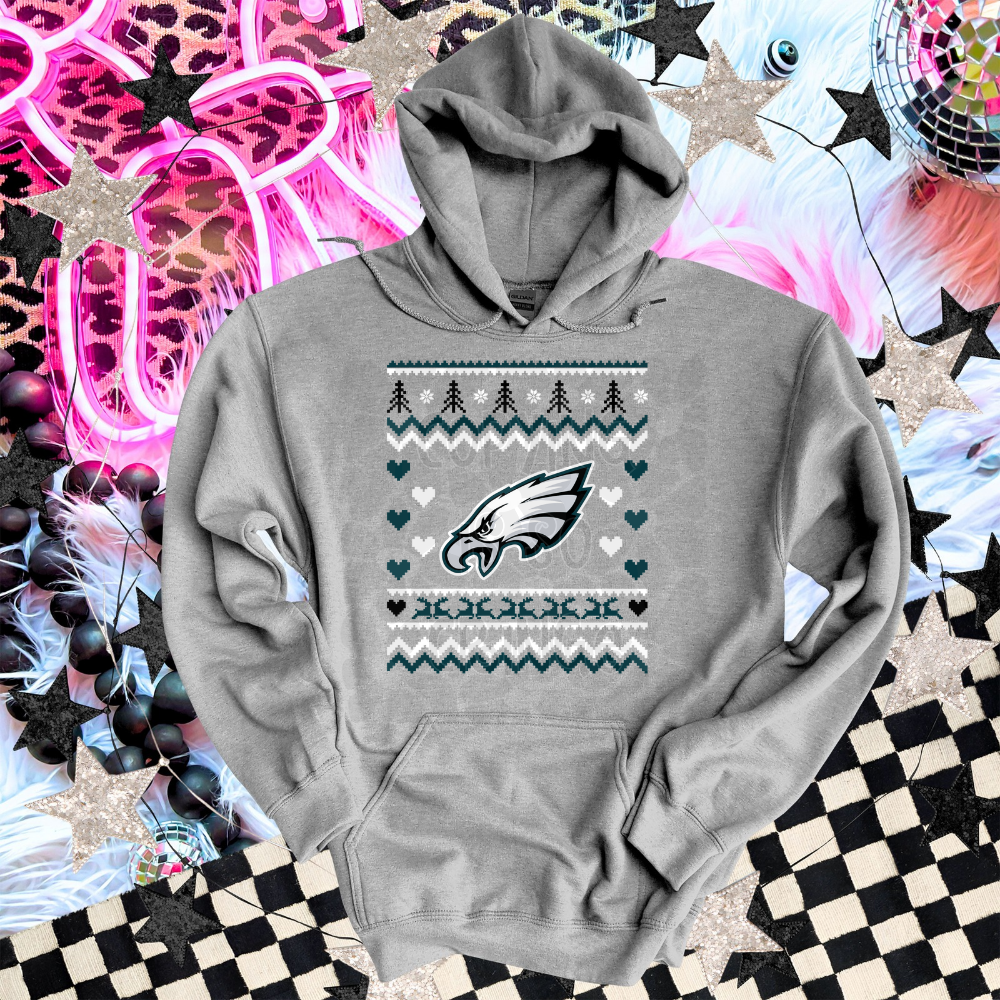 Eagles - DTF TRANSFER (ugly xmas sweater mascot football)