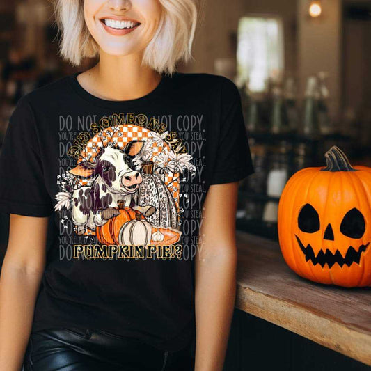 Pumpkin pie cow - DTF PRINT ONLY (SSDD)