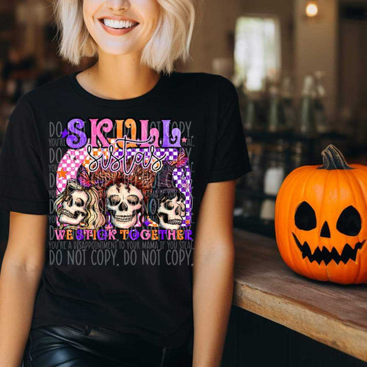 Skull sisters witches - DTF PRINT ONLY (SSDD)