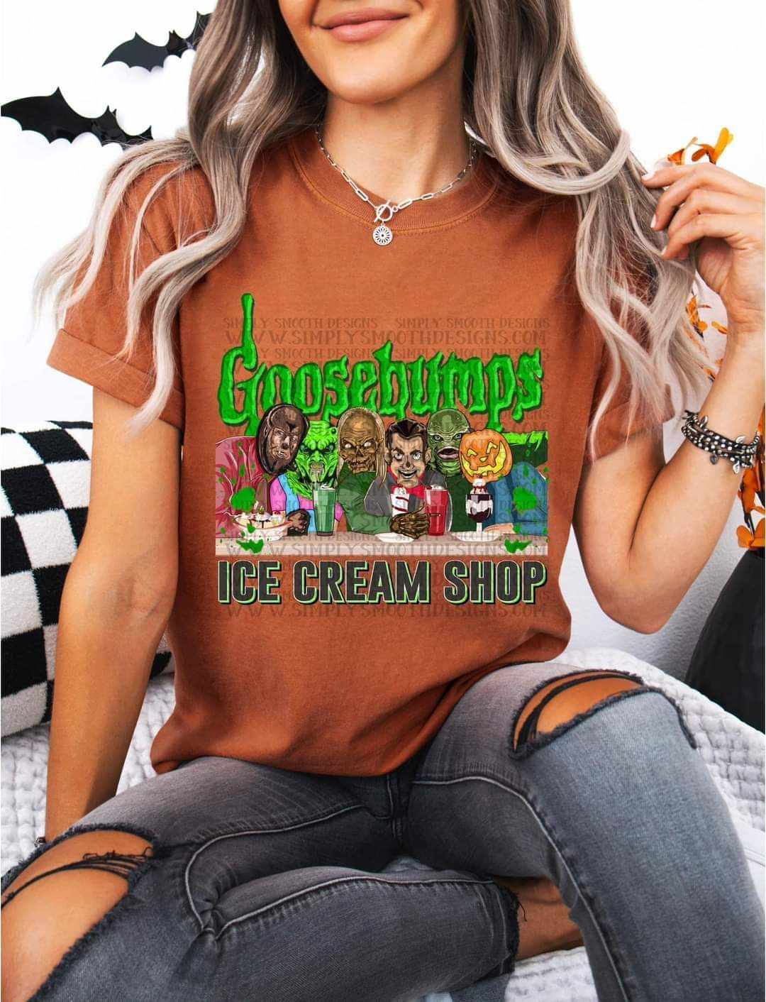 Goosebumps Ice cream Shop - DTF TRANSFER (RTD/SSD)