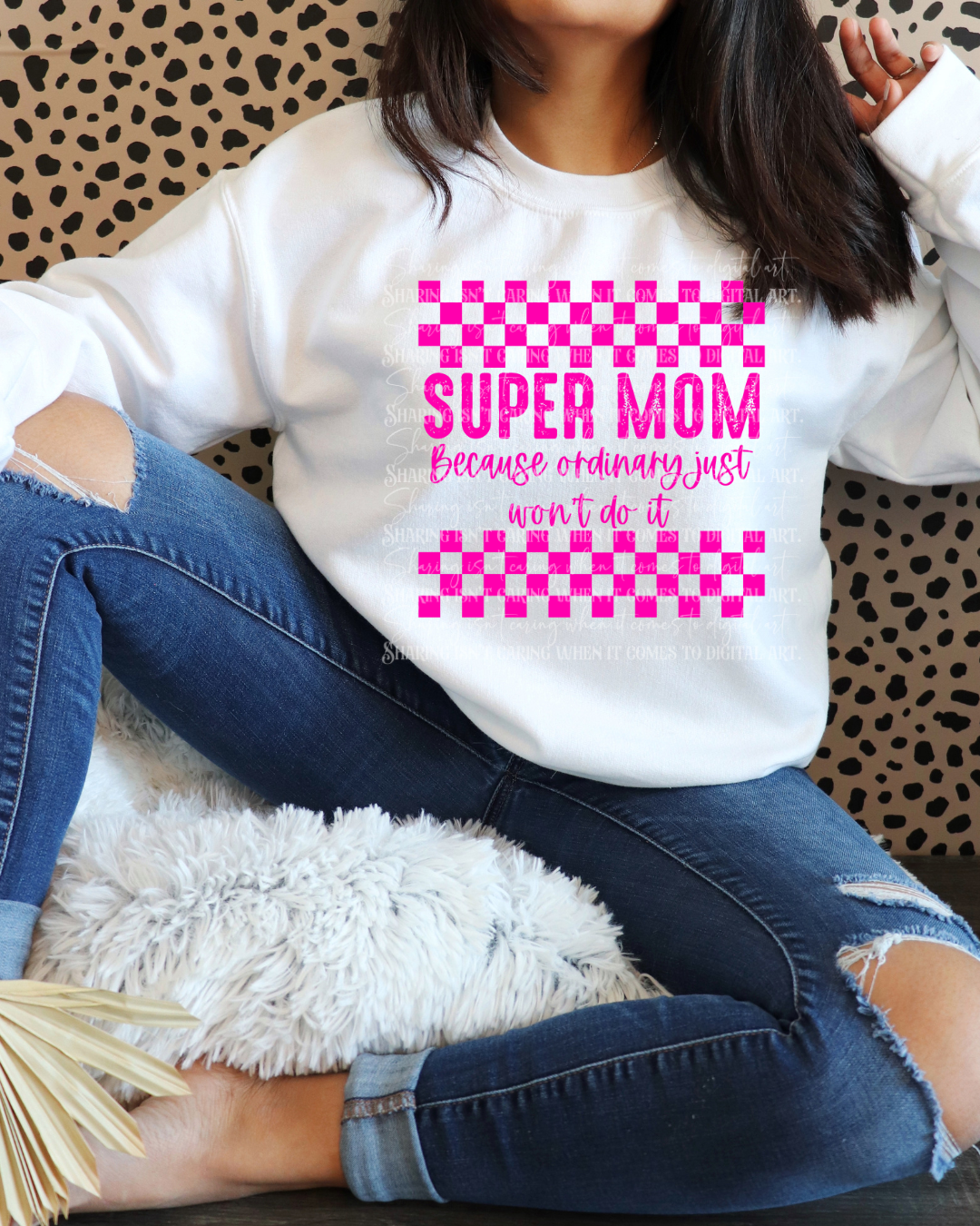 Super mom (pink)-DTF TRANSFER (DDD/F24)