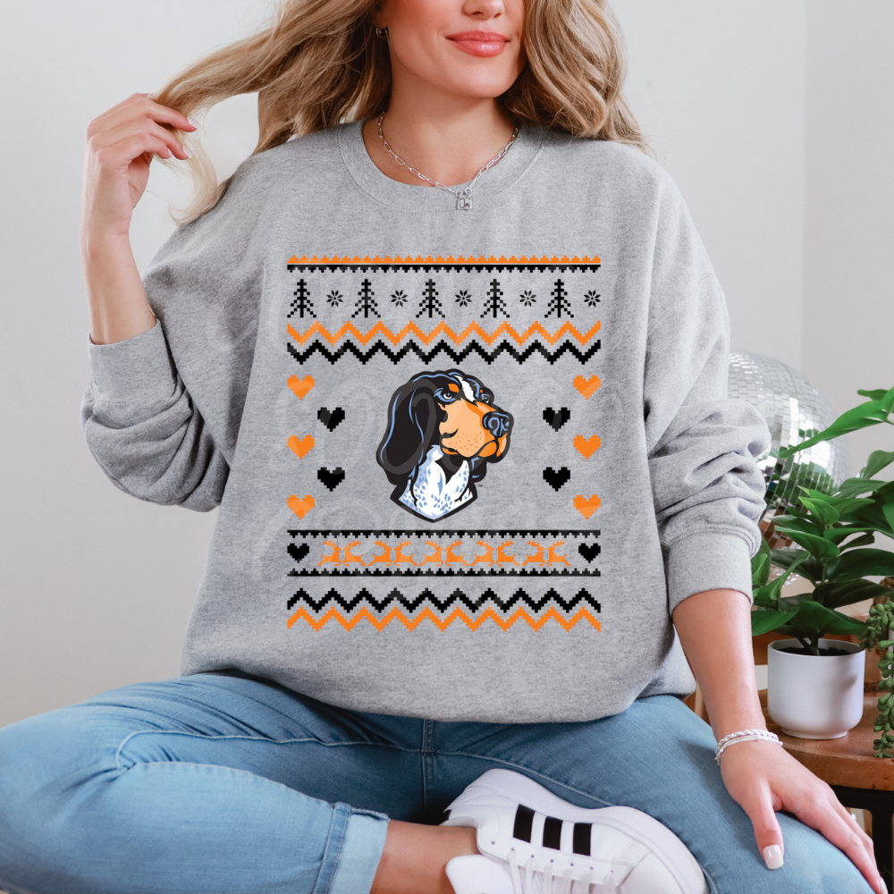 Tennessee Vols - DTF TRANSFER (ugly xmas sweater mascot football)