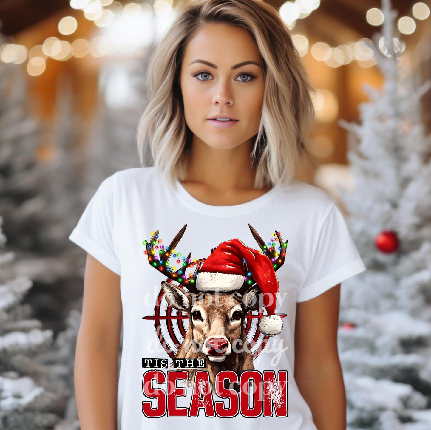 Tis the season reindeer - DTF TRANSFER ONLY (TED)