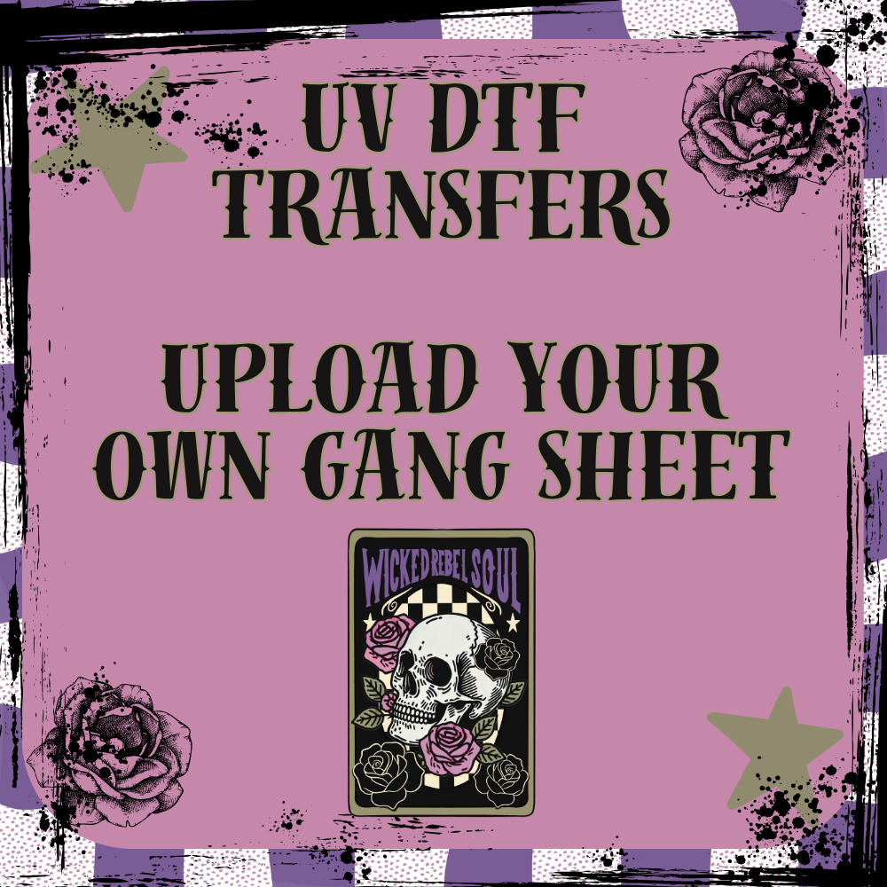 Upload your own UV DTF gang sheet 22x40 inches