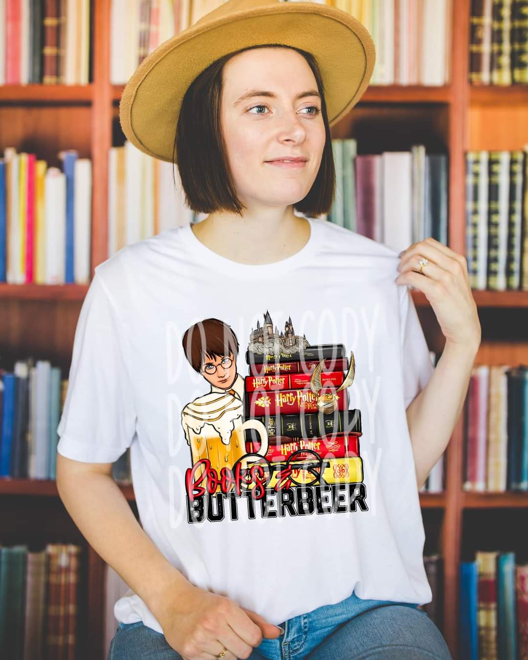 Books and Butter beer HP - DTF TRANSFER ONLY