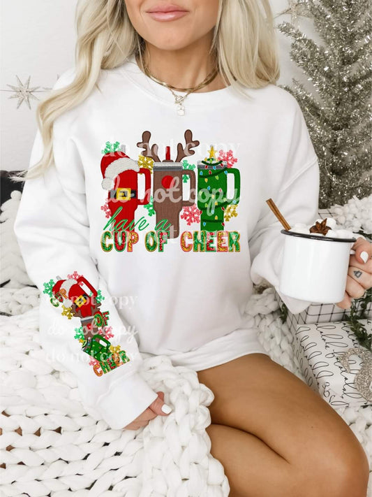 Have A Cup Of Cheer - DTF TRANSFER ONLY (TED)