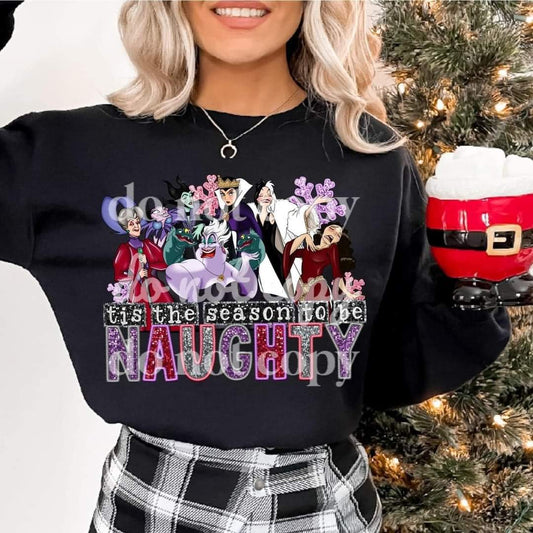 Tis the season to be naughty - DTF TRANSFER (TED/SSDD) villain christmas