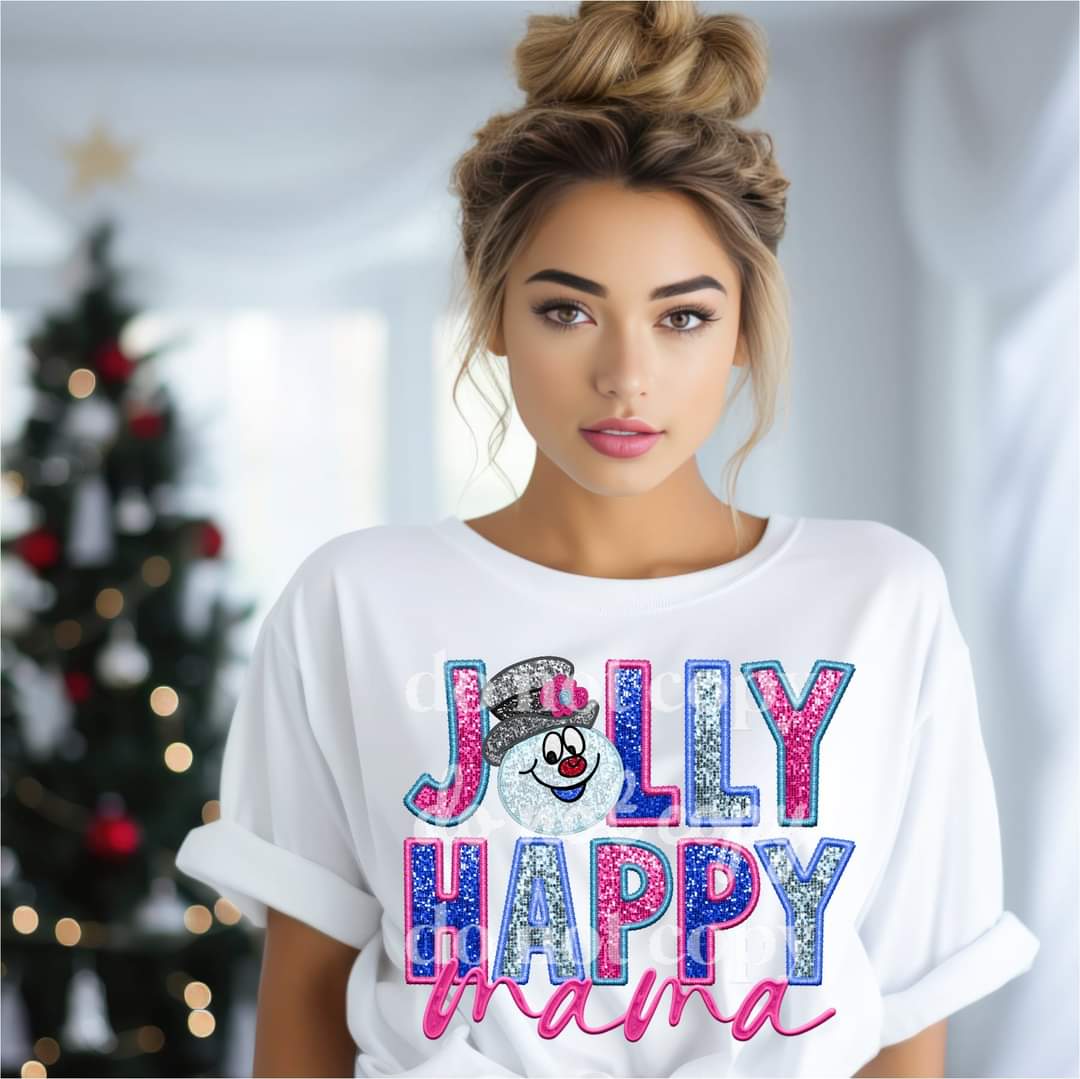 Jolly Happy Mama - DTF TRANSFER (TED)