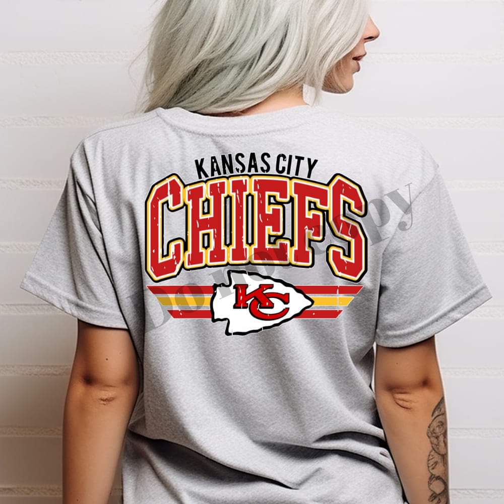 Kansas City Chiefs mascot distressed - DTF TRANSFER