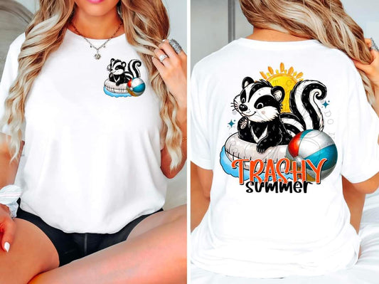 Trashy summer skunk - DTF TRANSFER (FDC)