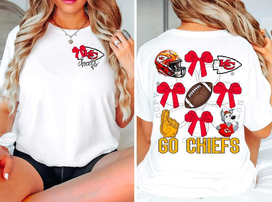 Chiefs - DTF TRANSFER - Sports Bows drop (FDC)