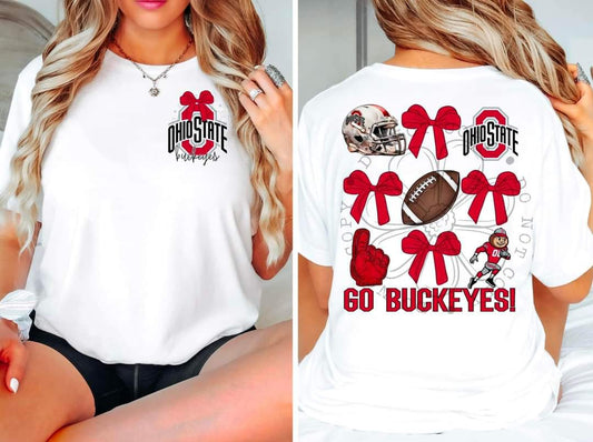 Ohio Buckeyes - DTF TRANSFER - Sports Bows drop (FDC)