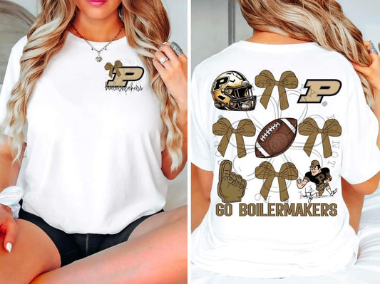 Boilermakers - DTF TRANSFER - Sports Bows drop (FDC)