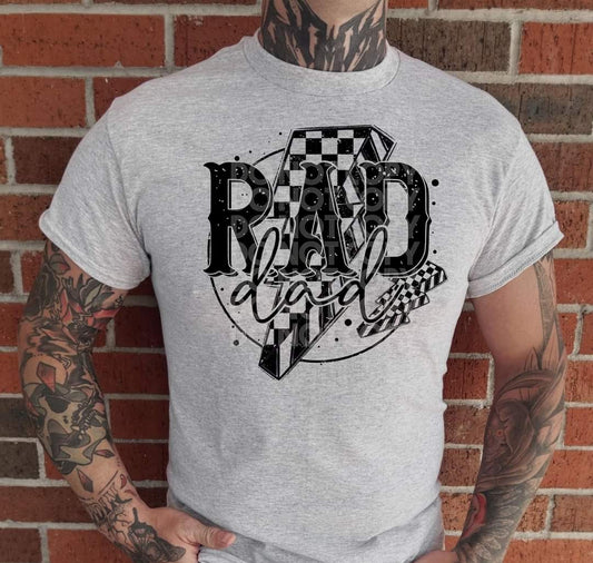 Rad Dad black - DTF TRANSFER (TED)