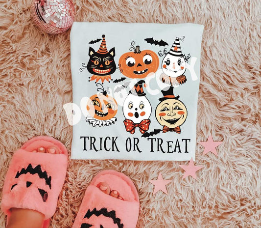 Trick or treat grid - DTF TRANSFER (Vintage Halloween Collab)