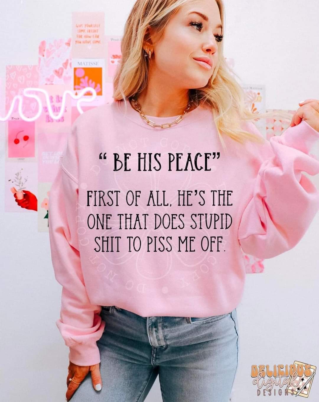 Be his peace - DTF TRANSFER (DDD)