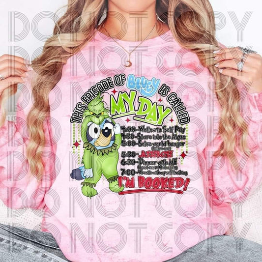 I'm booked Grouch - Blue Hallothankmas Collab - RHD/SSDD