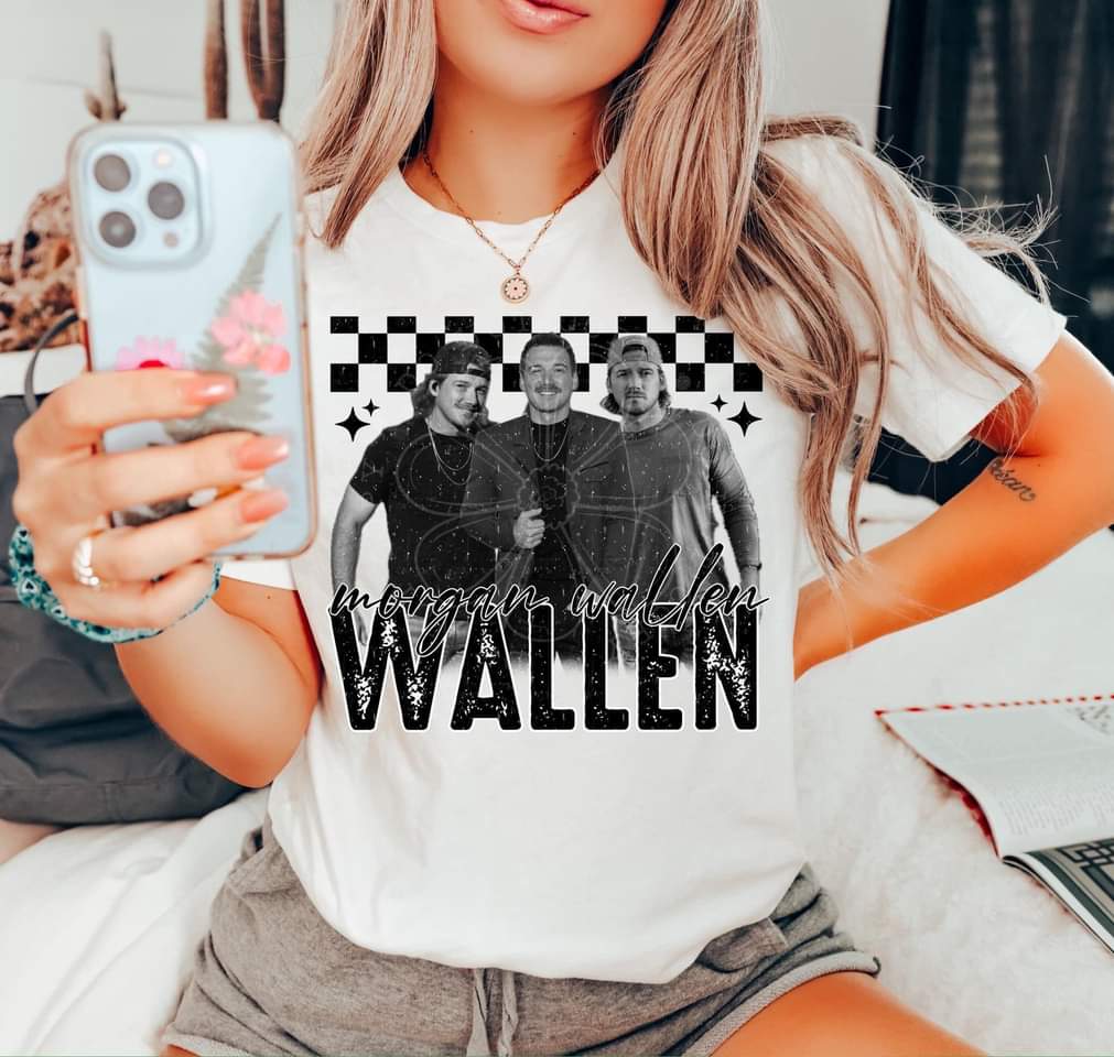 Wallen - DTF TRANSFER (LDC) checkered music