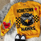 Hometown sports mascot football team w/ or w/o sleeves - DTF TRANSFER - (VDS)