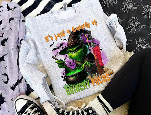 Grinchy Pocus - DTF TRANSFER (Grinchy Pocus Collab FDC/DFDC)