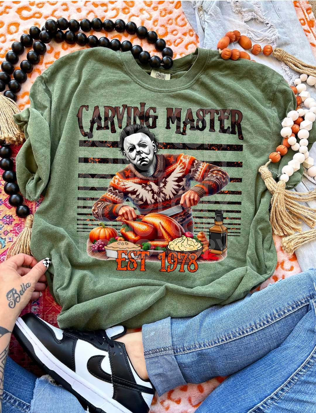 Carving master est 1978 - DTF TRANSFER (Thanksgiving Horror Collab DDV/WCD)