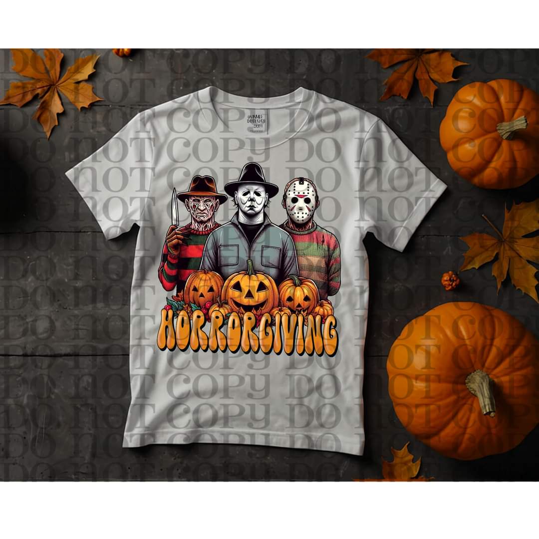 Horrorgiving - DTF TRANSFER (Thanksgiving Horror Collab DDV/WCD)