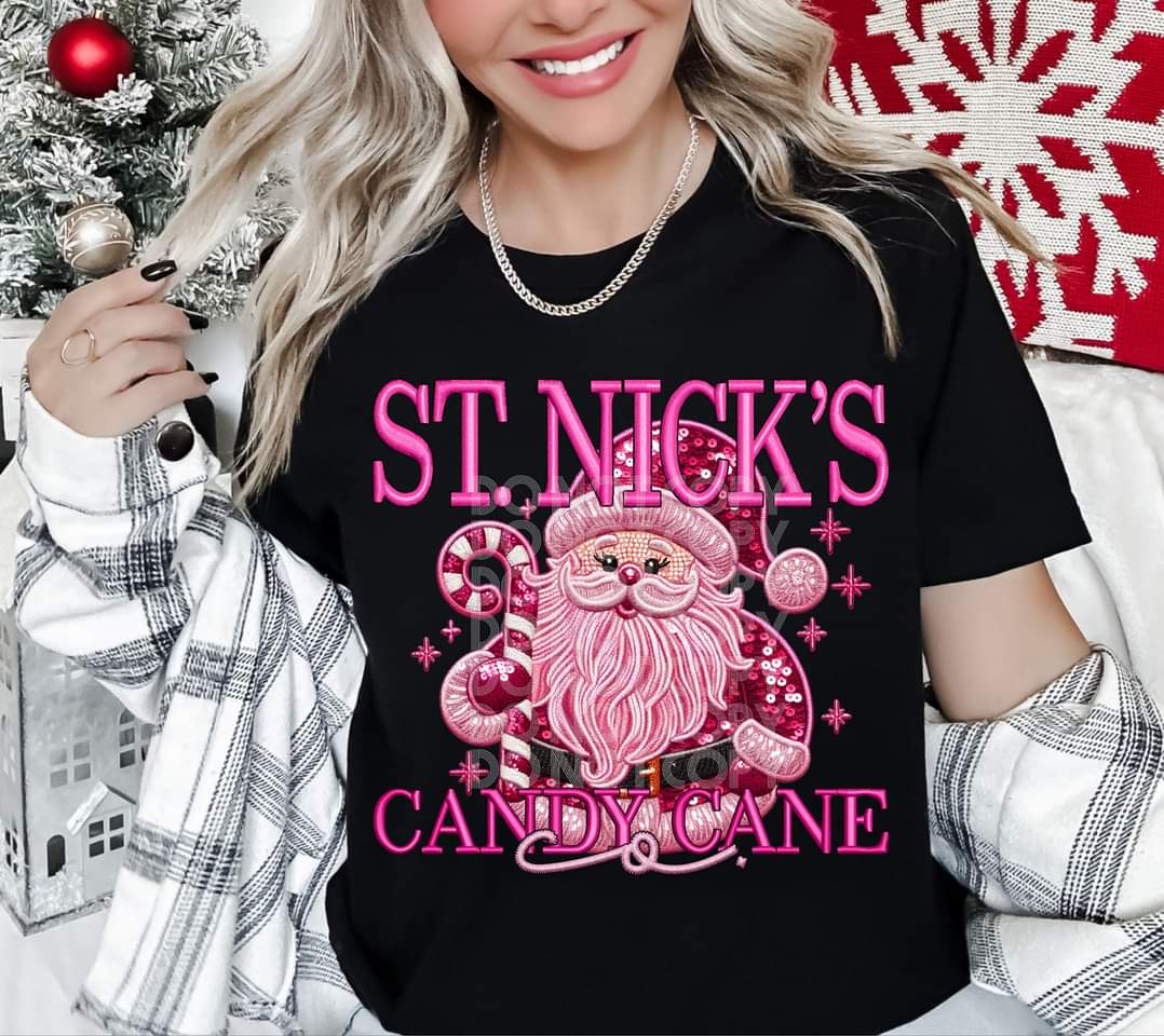 St Nicks candy cane co - DTF TRANSFER (PHDC N24)