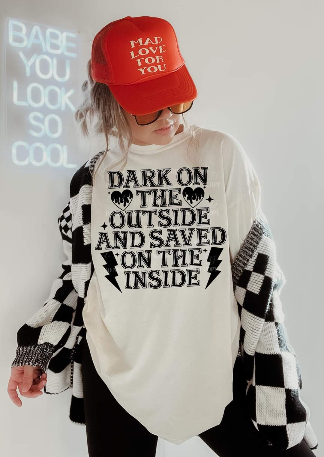 Dark on the outside saved on the inside - DTF TRANSFER (LDC N24)