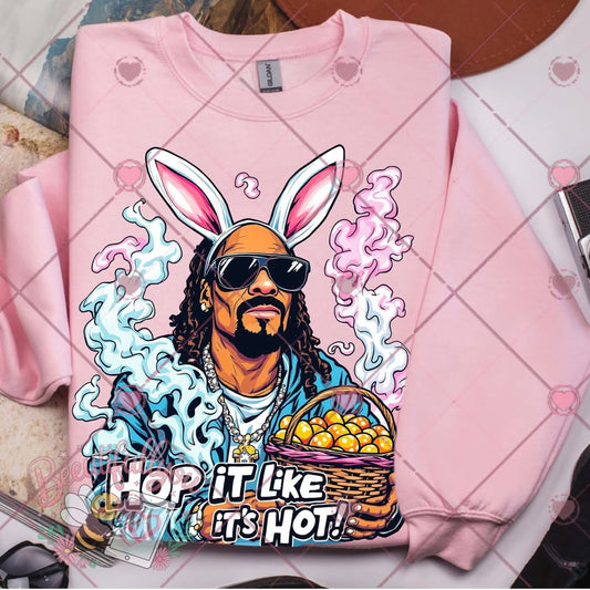 Hop it like it's hot - DTF TRANSFER (T EASTER COLLAB BUNDLE)