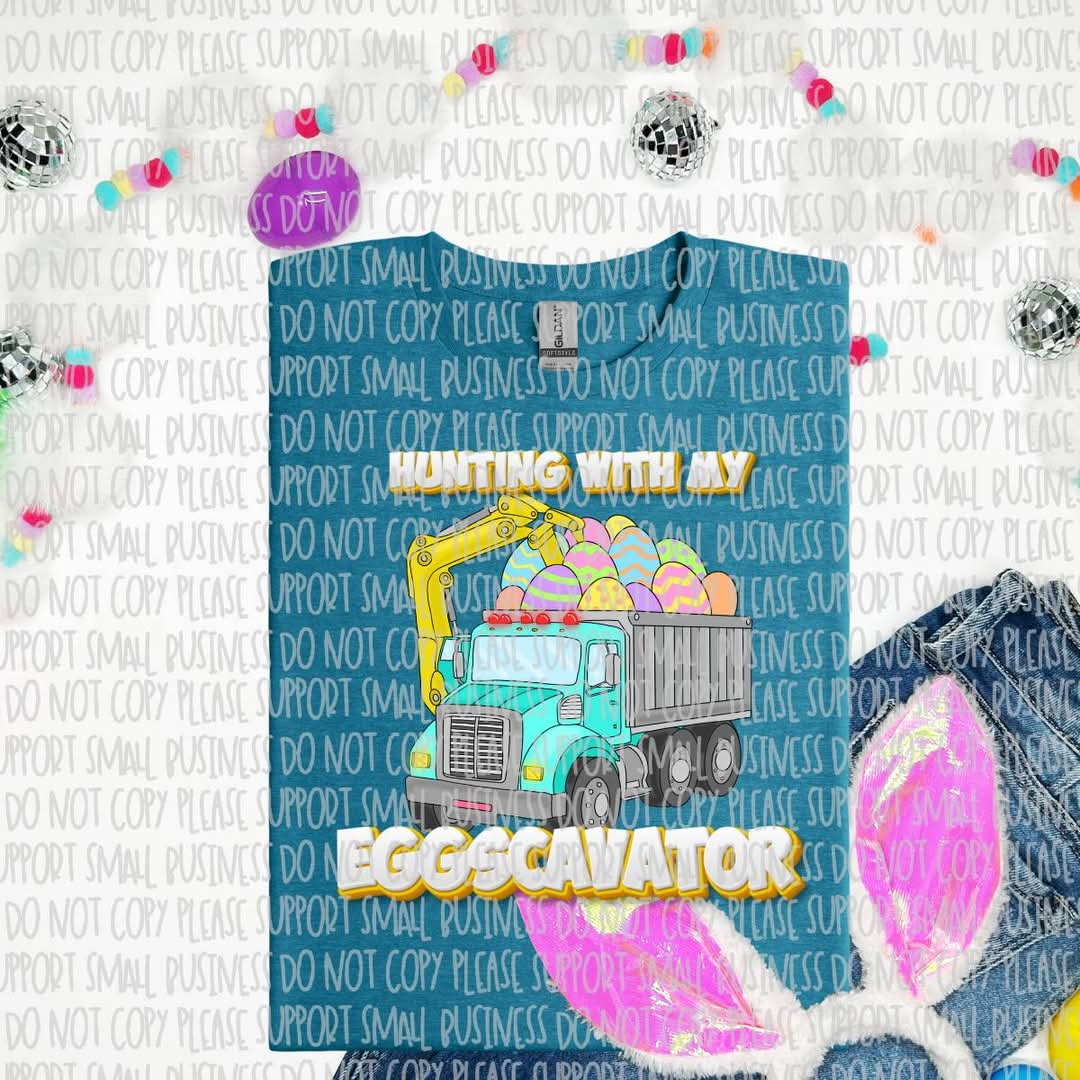 Eggscavator - DTF TRANSFER (T EASTER COLLAB BUNDLE)