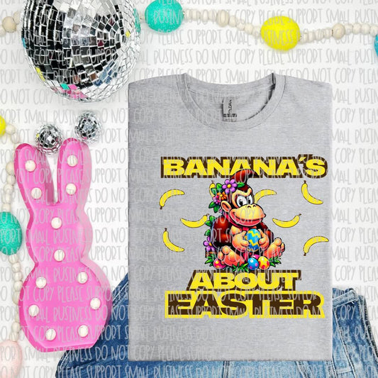 Bananas about Easter - DTF TRANSFER (T EASTER COLLAB BUNDLE)