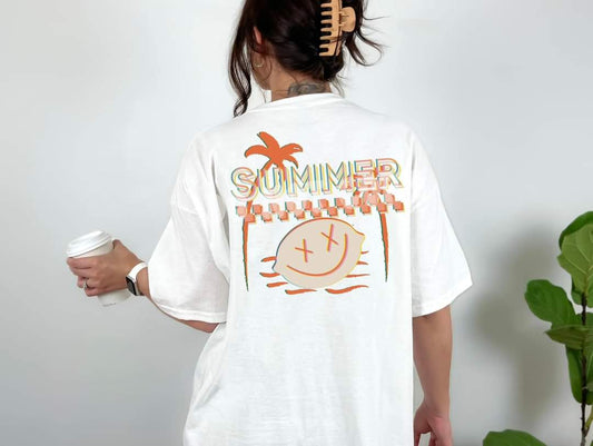 Funky Summer Smile - DTF TRANSFER ONLY RTD