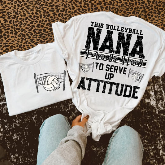 Volleyball Nana Attitude-DTF TRANSFER (VDS)