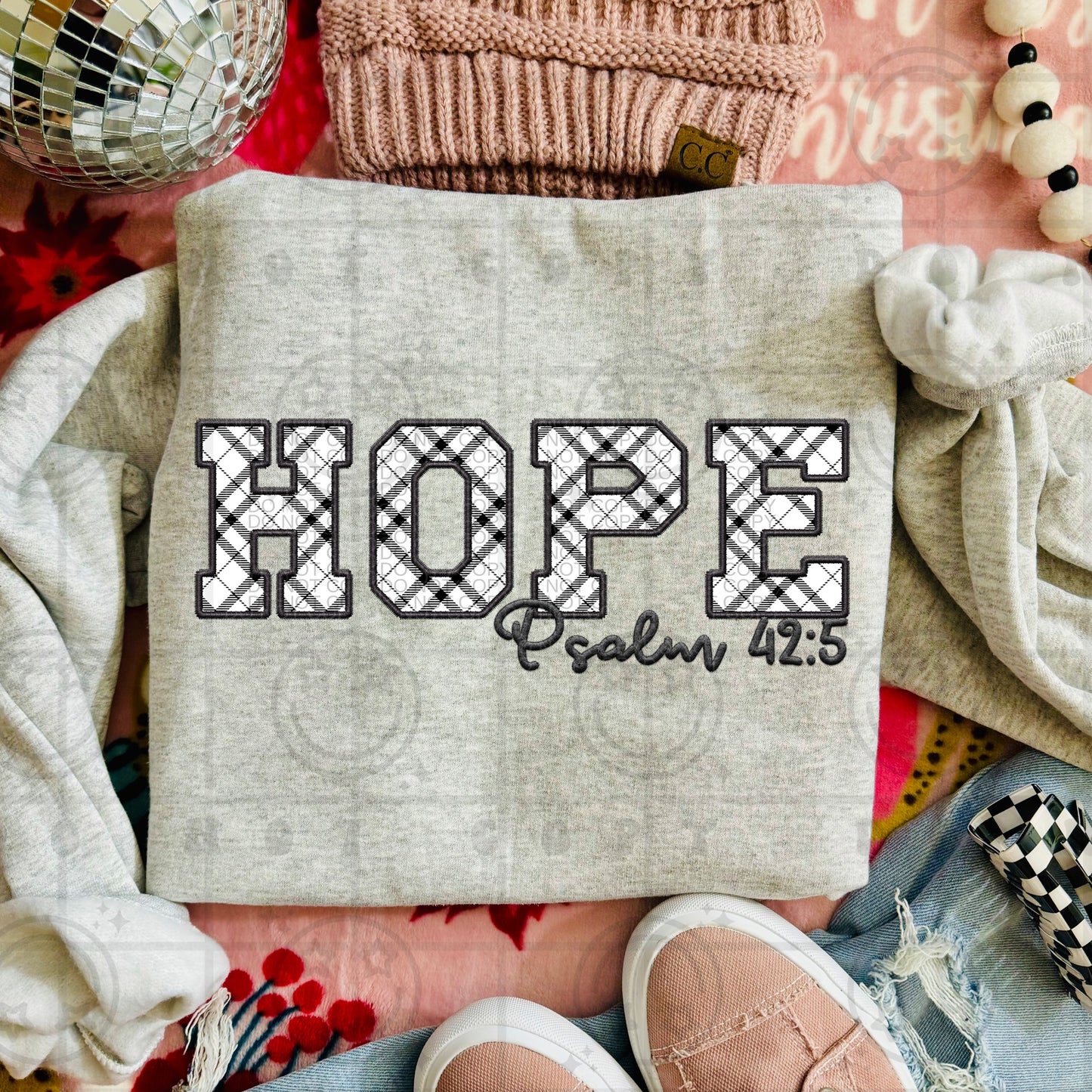 Hope, Psalms 42:5- DTF TRANSFER (HWD/J25)