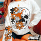 Texas Longhorns - DTF TRANSFER (floral letters & skellies & sleeves MMD)