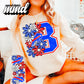 Buffalo Bills - DTF TRANSFER (floral letters & skellies & sleeves MMD)